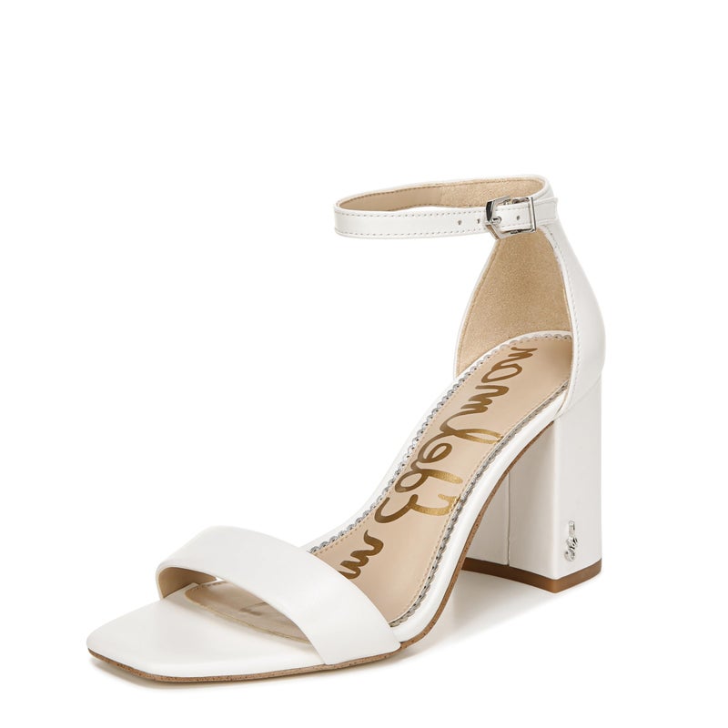 Sam Edelman Women's Daniella Sandals, Bright White, 8 Medium US - Image 1
